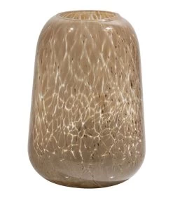 BePureHome Summer Handgemaakte Vaas - Glas - Beige - 26x17x17