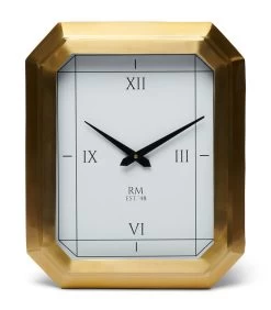 Wandklok, Keukenklok, Romeinse Cijfers - Lizzy - Goud -