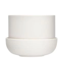 Iittala Nappula Bloempot Met Schotel Wit 170x130mm