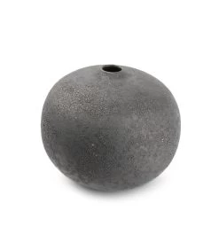 Vaas 23xH20cm Antraciet Bullet