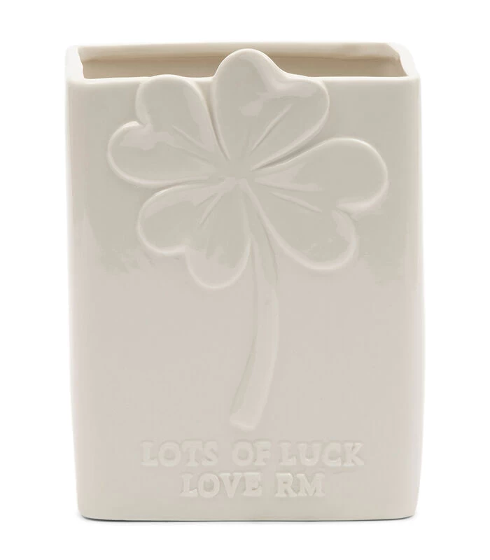 Vaas RM Lucky Clover Wit 1 Vaas RM Lucky Clover Wit