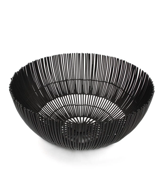 Draadmand 25xH12cm Zwart Iris 2 Draadmand 25xH12cm Zwart Iris - Afbeelding 2