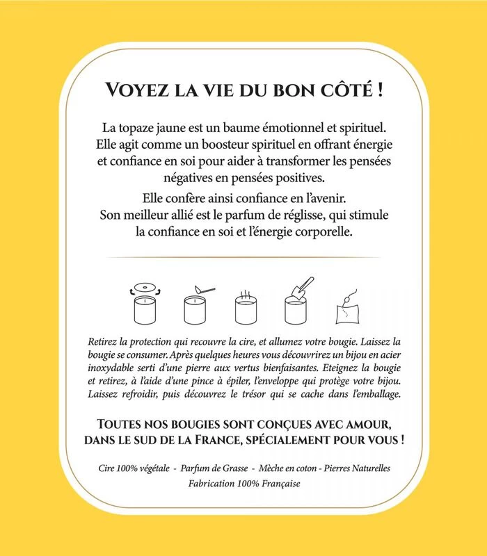 Geurkaars Zoethout Met Gouden Messing Ketting 3 Geurkaars Zoethout Met Gouden Messing Ketting - Afbeelding 3