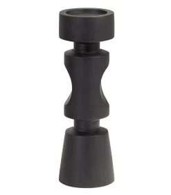 Midi Kandelaar - Mangohout - Zwart - 36x12x12 -Decoratie Verkoop e8074ed4053940fda7b234a1ac97269c