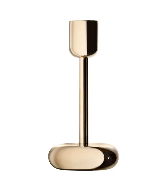 Iittala Nappula Kandelaar 183mm Messing 1 Iittala Nappula Kandelaar 183mm Messing