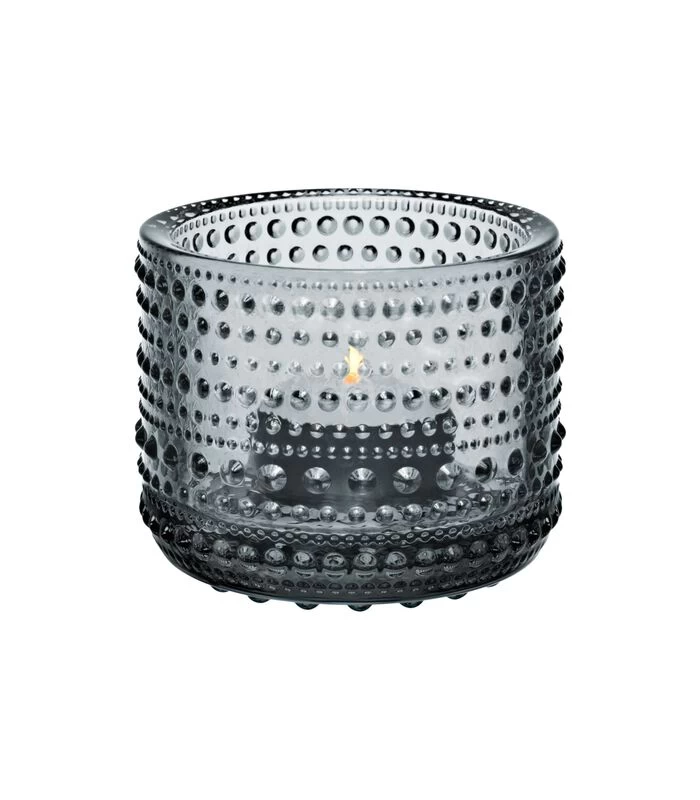 Iittala Kastehelmi Sfeerlicht 64mm Grijs 1 Iittala Kastehelmi Sfeerlicht 64mm Grijs