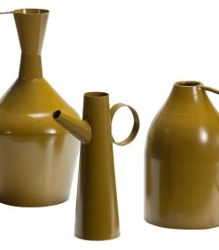 BePureHome Tins Vazen - Metaal - Fudge - Set Van 3