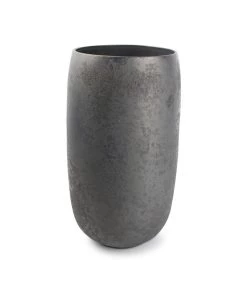 Vaas 24xH42cm Antraciet Bullet