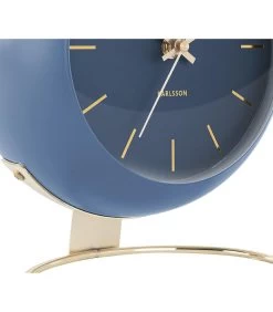 Karlsson Tafelklok Globe - Donkerblauw - 21x24,5x14cm -Decoratie Verkoop f48c931b06764cda9b92d8a8ba482452