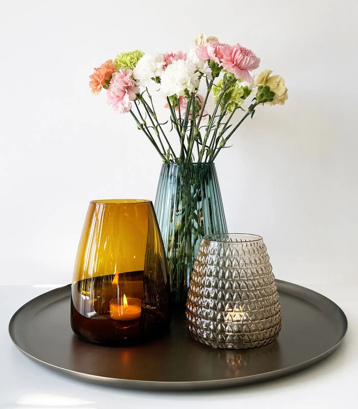 DIM Vaas Smooth Medium Amber 2 DIM Vaas Smooth Medium Amber - Afbeelding 2