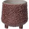 BePureHome Serene Vaas - Keramiek - Aubergine - 15x14x14