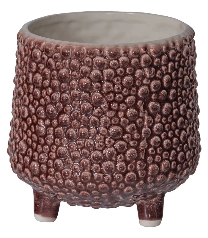 BePureHome Serene Vaas - Keramiek - Aubergine - 15x14x14 1 BePureHome Serene Vaas - Keramiek - Aubergine - 15x14x14